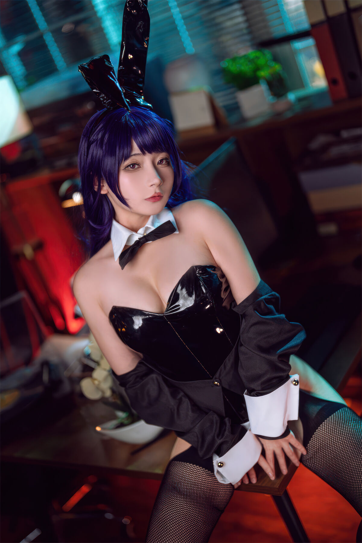 Coser@是三不是世w No.032 喜多川海梦 紫发兔女郎