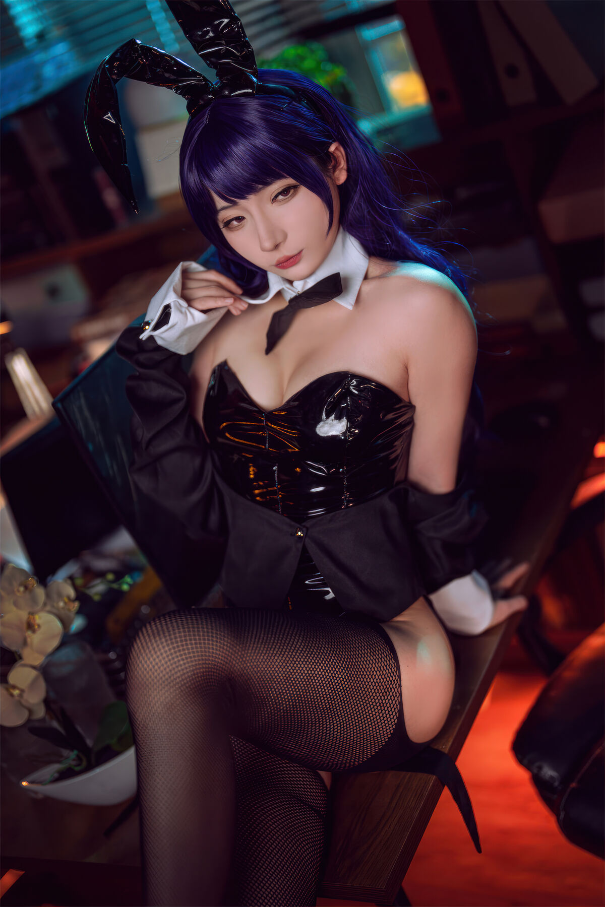 Coser@是三不是世w No.032 喜多川海梦 紫发兔女郎