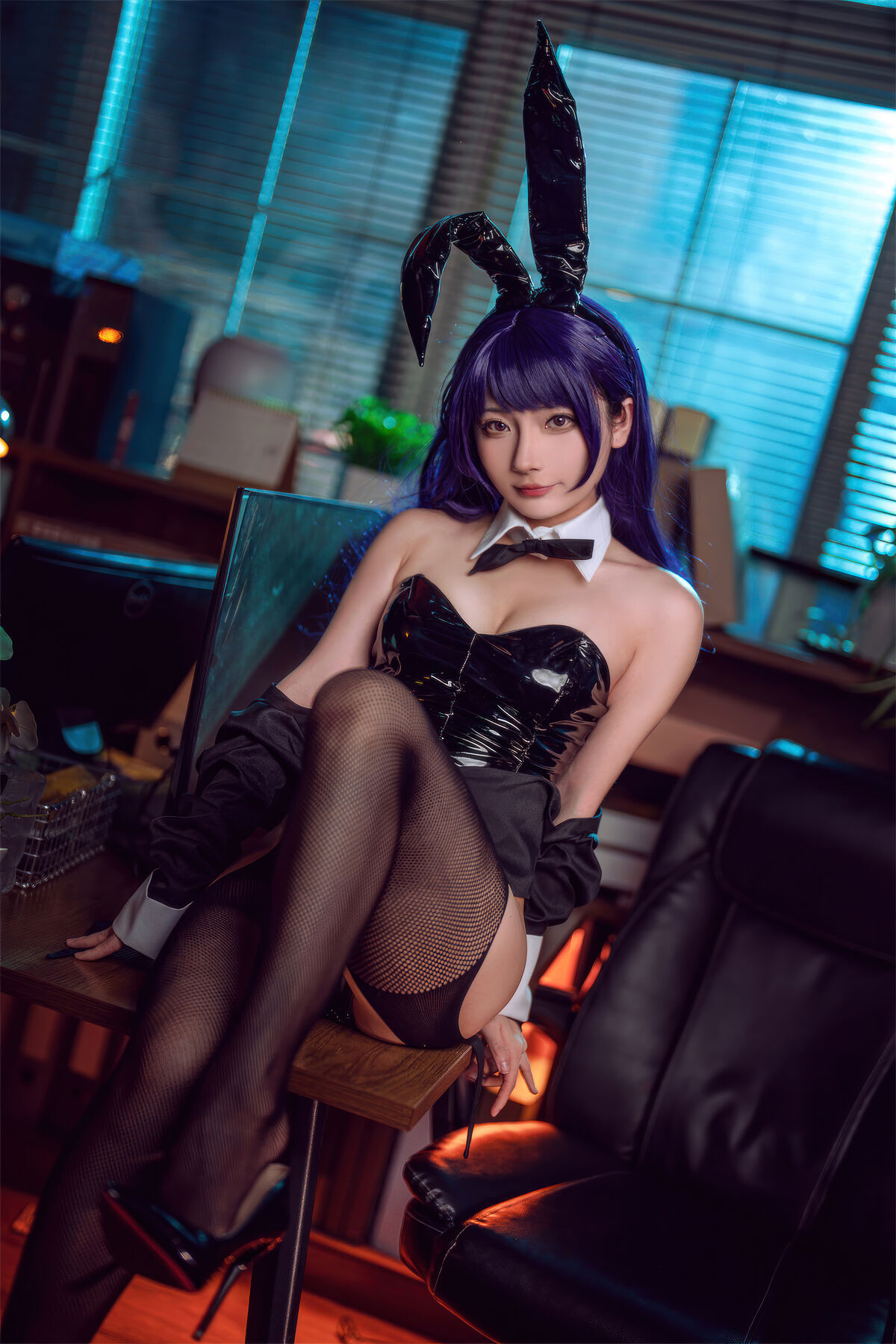 Coser@是三不是世w No.032 喜多川海梦 紫发兔女郎