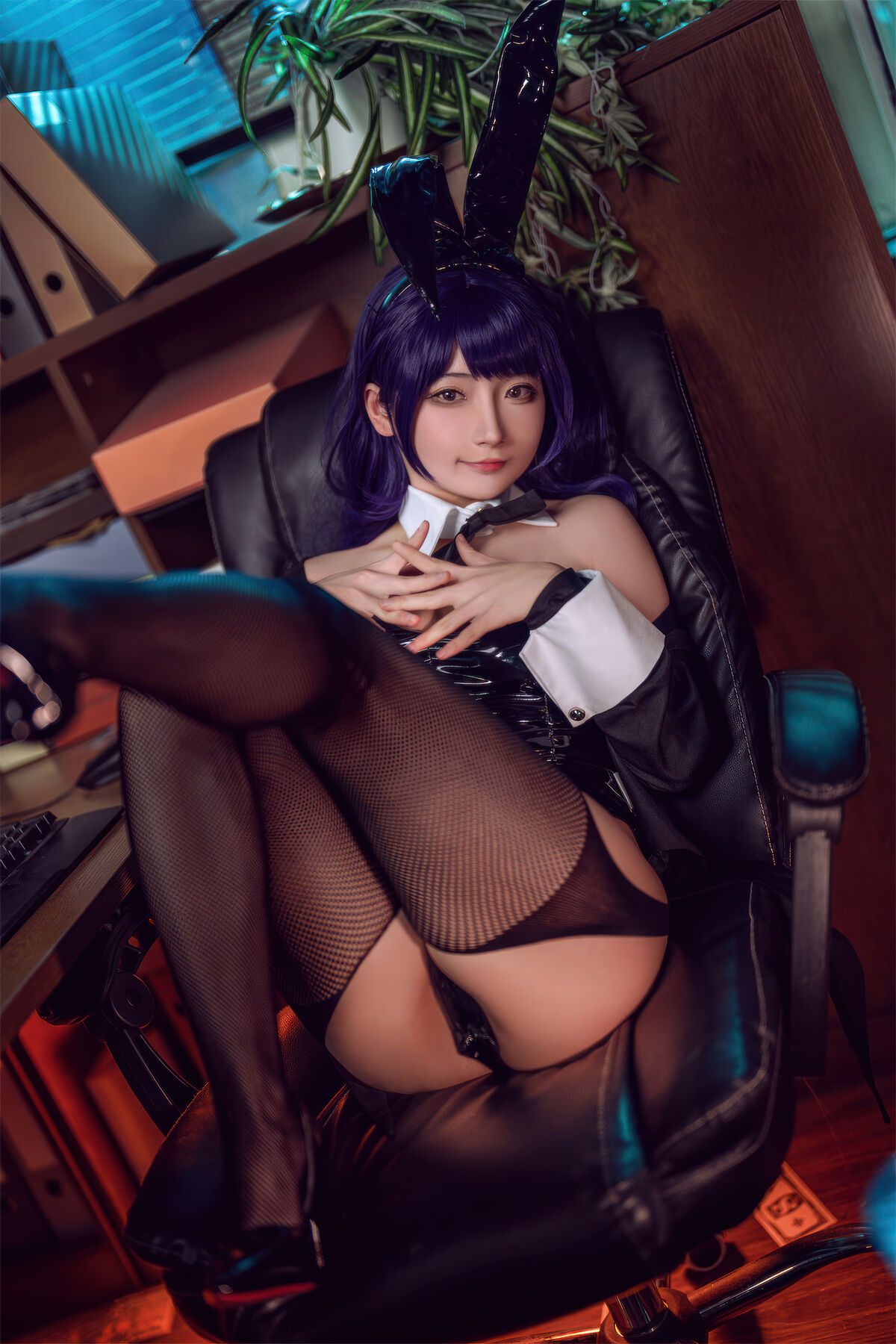 Coser@是三不是世w No.032 喜多川海梦 紫发兔女郎