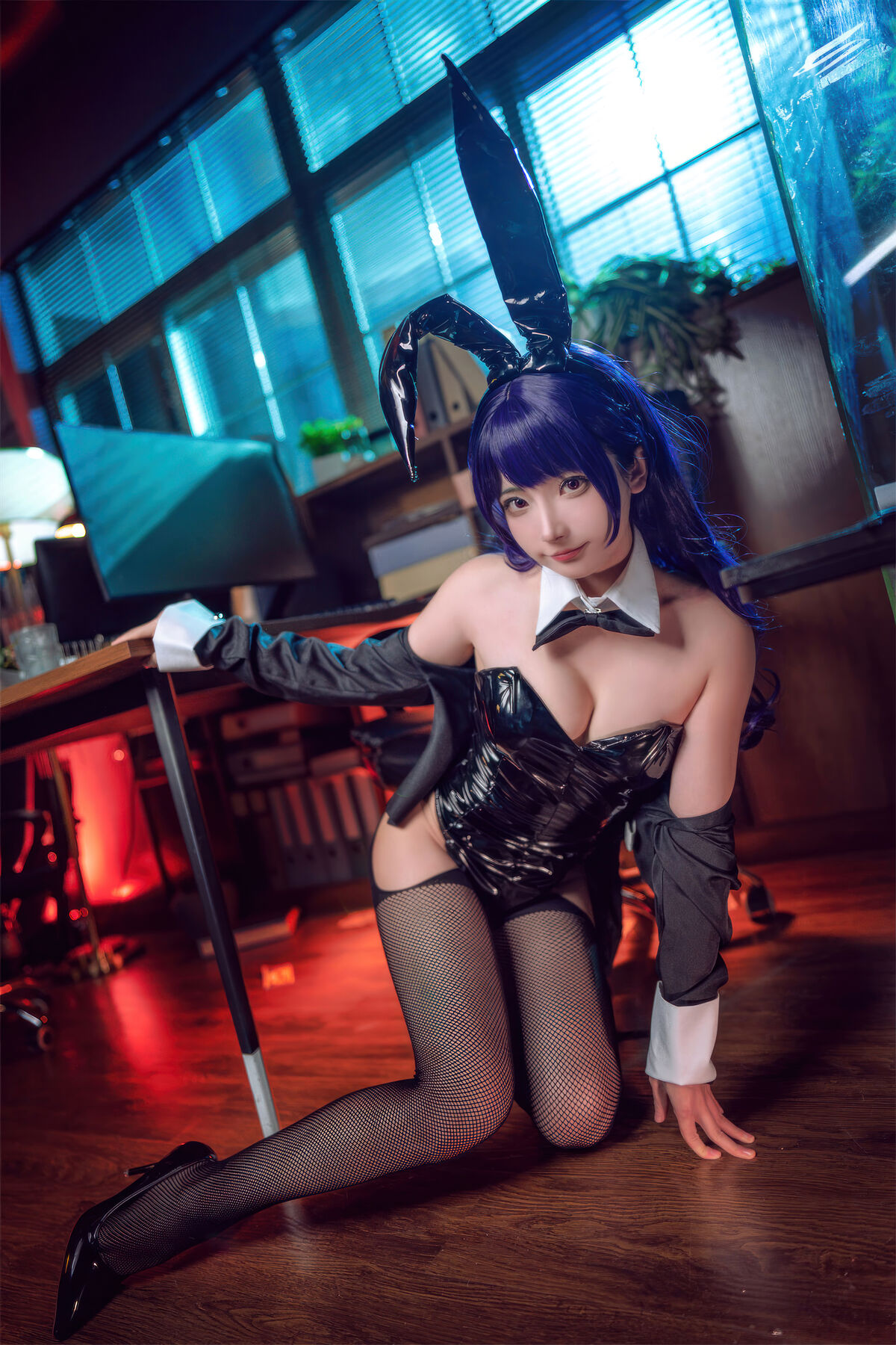 Coser@是三不是世w No.032 喜多川海梦 紫发兔女郎