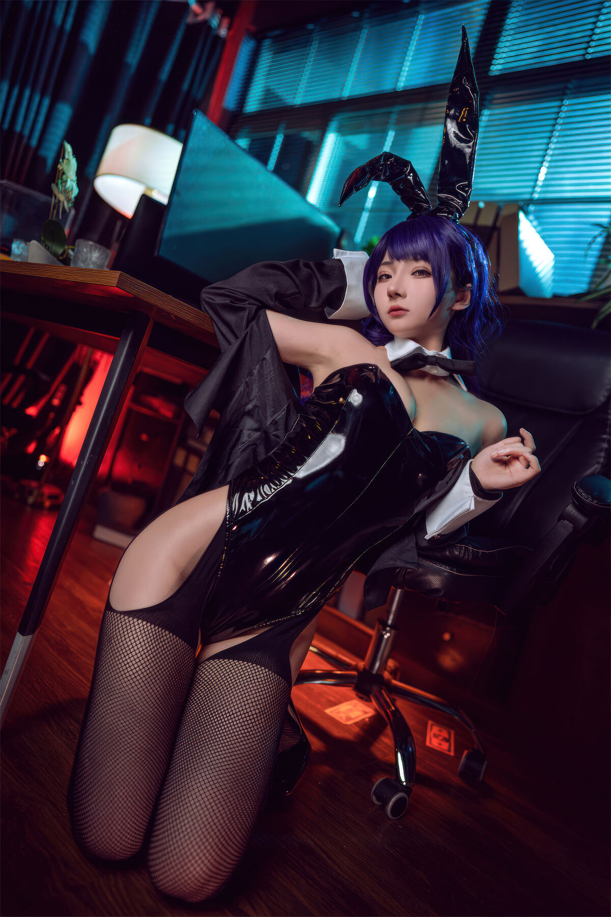 Coser@是三不是世w No.032 喜多川海梦 紫发兔女郎