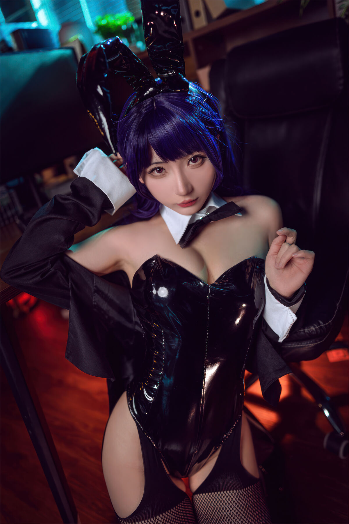 Coser@是三不是世w No.032 喜多川海梦 紫发兔女郎