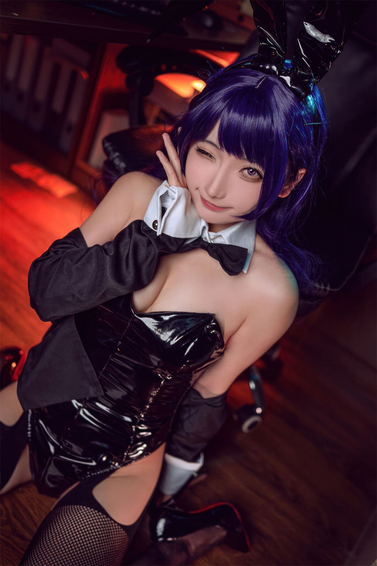 Coser@是三不是世w No.032 喜多川海梦 紫发兔女郎