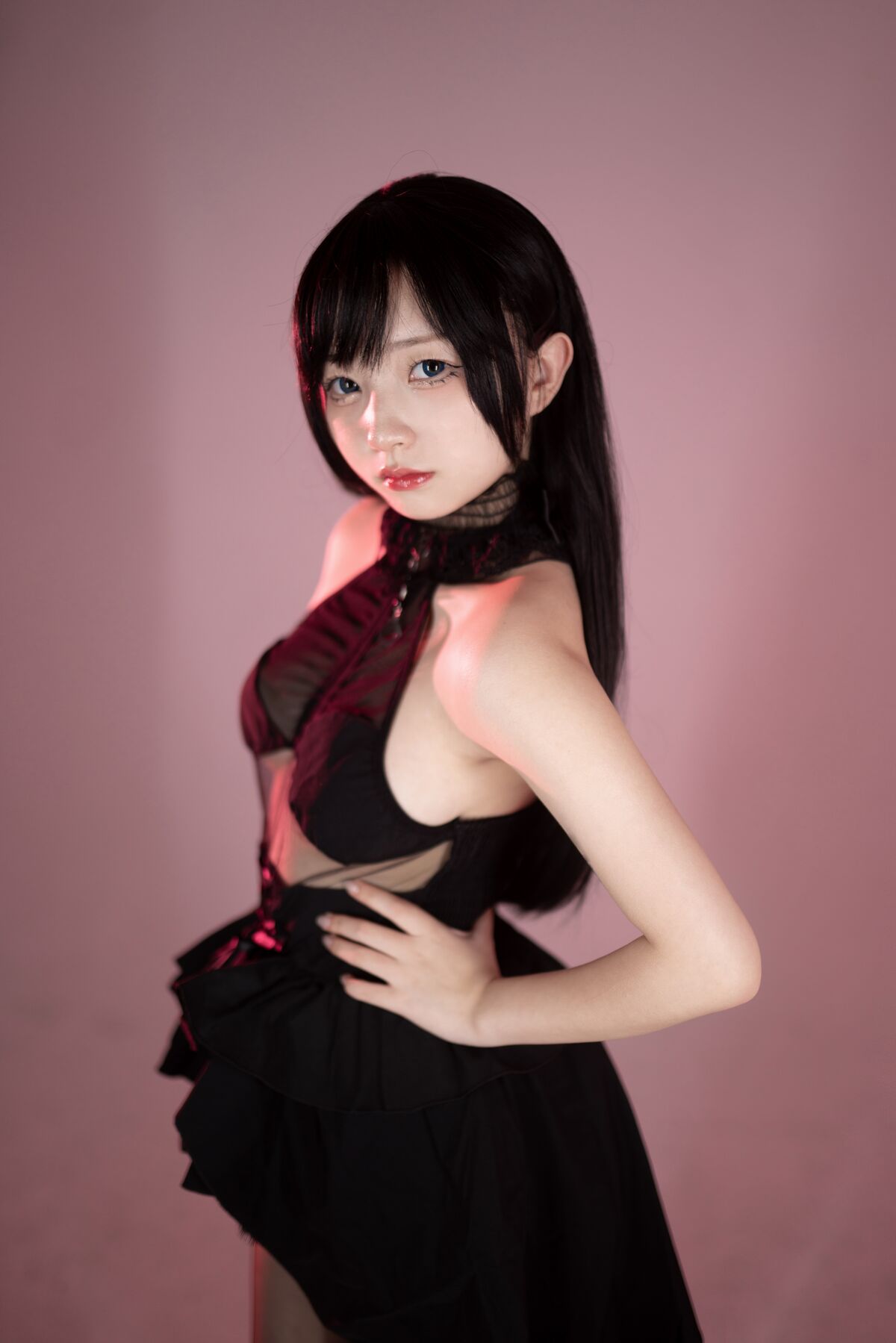 Coser@花铃 – 黑丝燕尾礼服