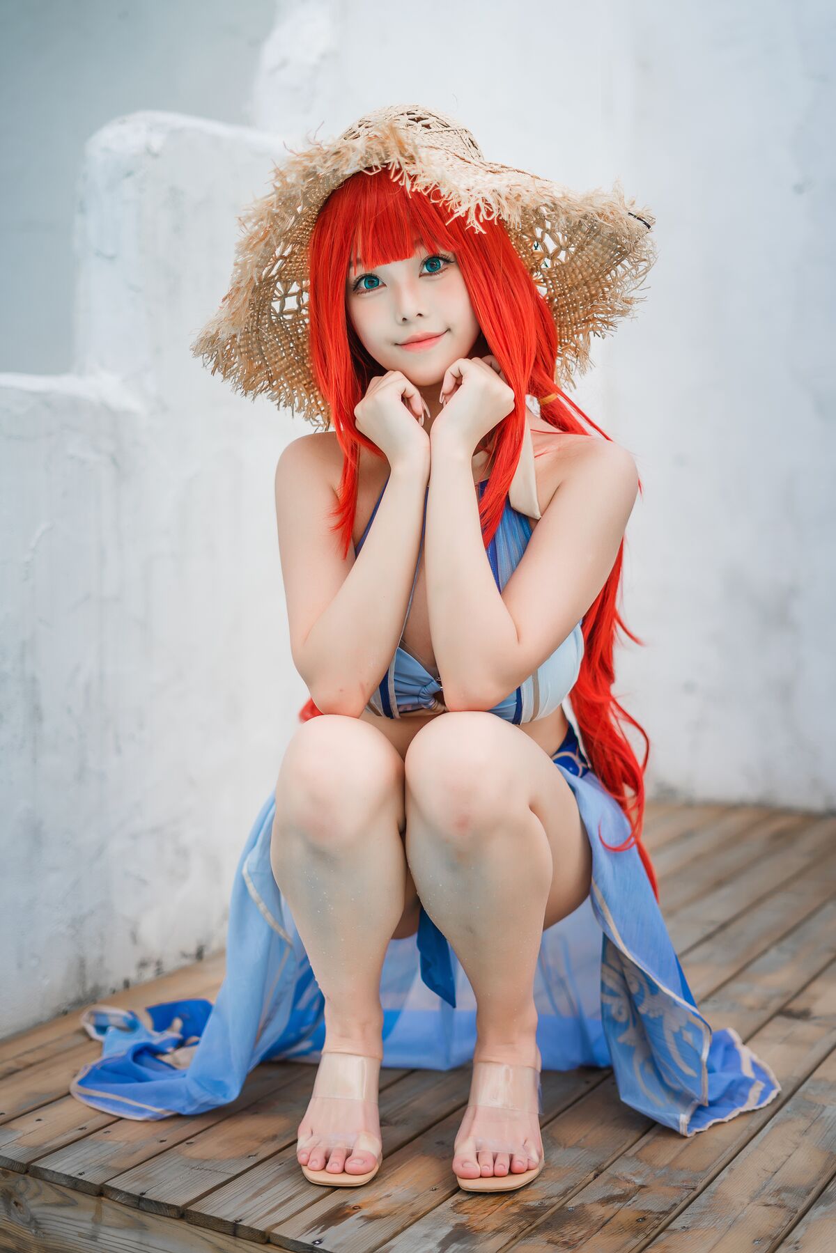 Coser@蜜汁猫裘 – 原神 妮露泳装