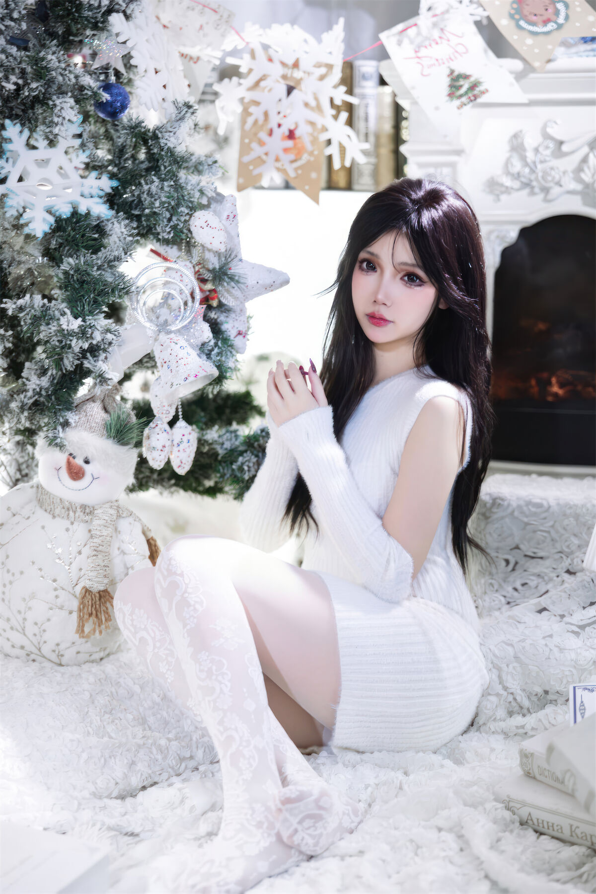 Coser@雪晴Astra 雪晴嘟嘟 – 圣诞节 白雪 Part2