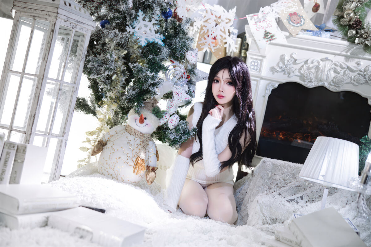 Coser@雪晴Astra 雪晴嘟嘟 – 圣诞节 白雪 Part2