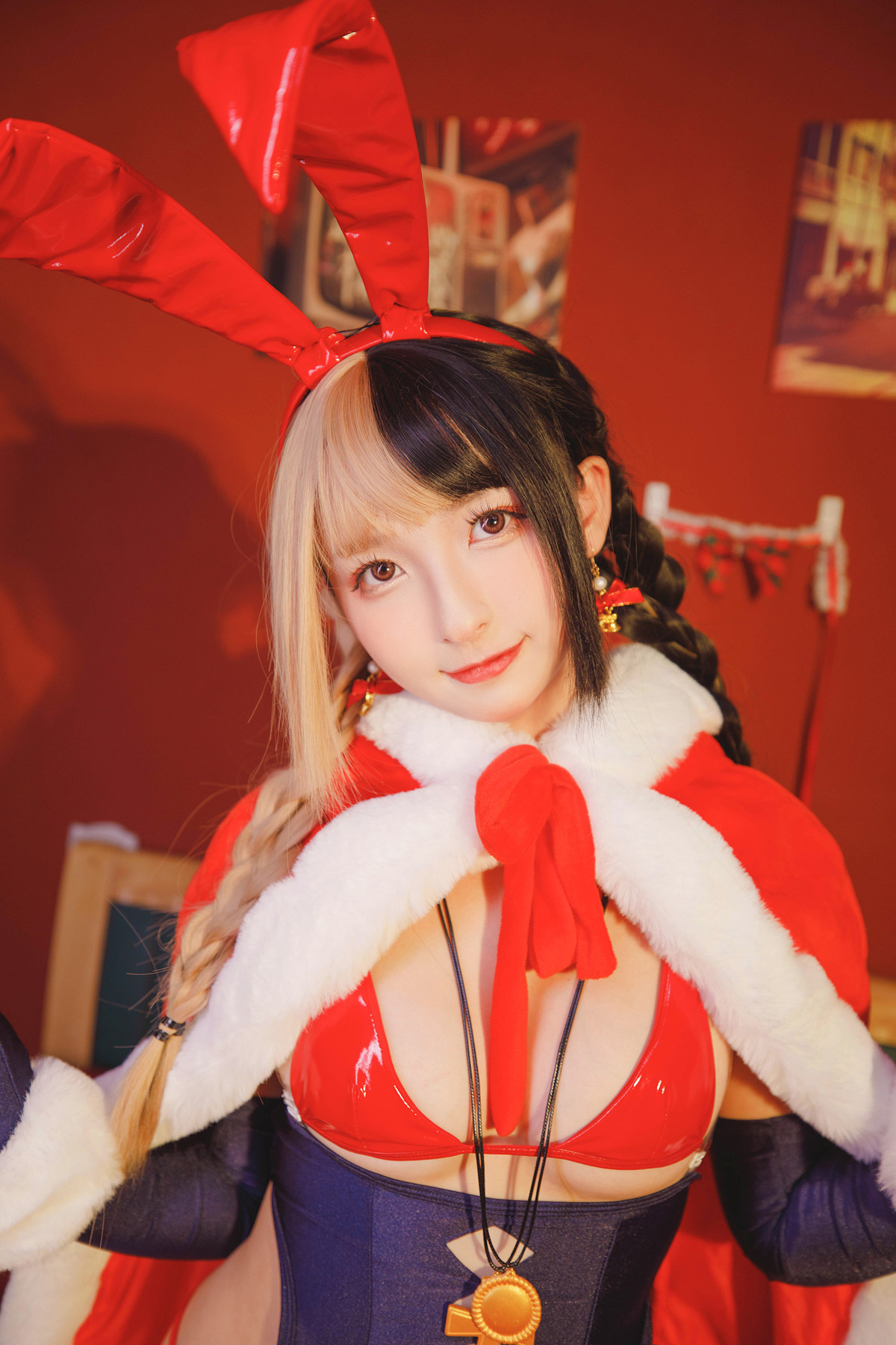 Cosplay 神楽坂真冬 绝对企画-圣诞小鹿《鹿の恩返し》 Set.02
