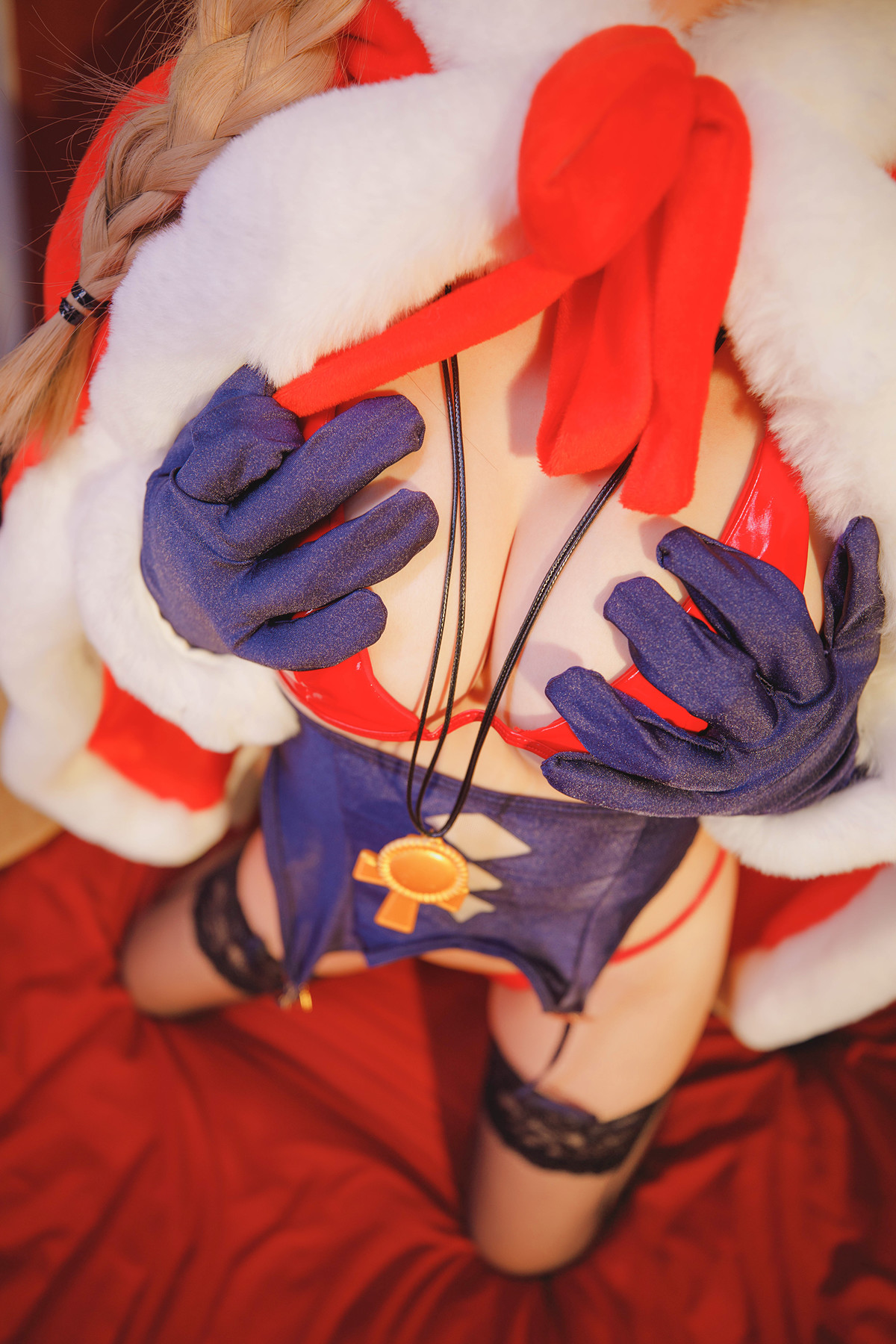 Cosplay 神楽坂真冬 绝对企画-圣诞小鹿《鹿の恩返し》 Set.02