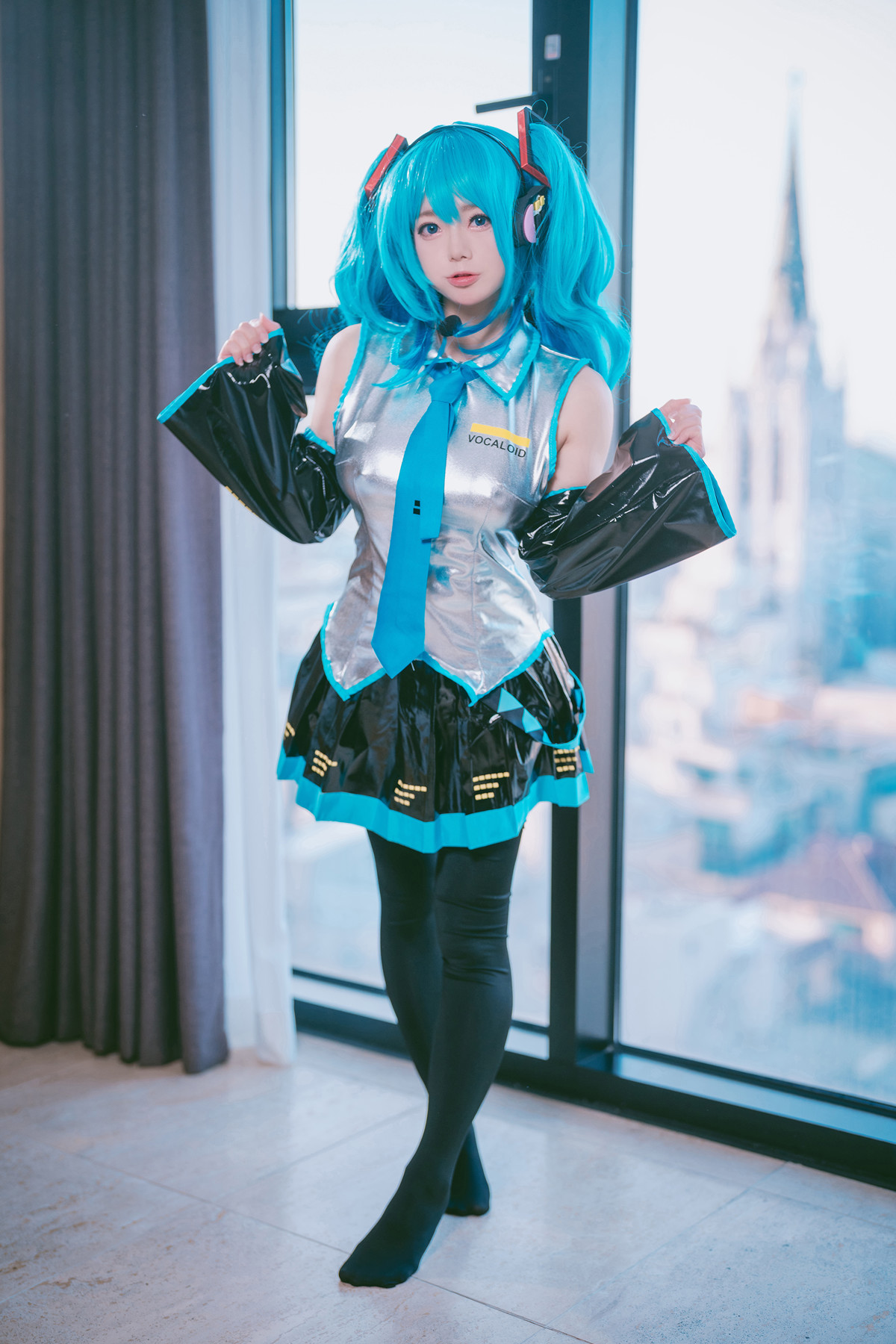 Cosplay Maruemon 마루에몽 Plug Me In Miku Set.02