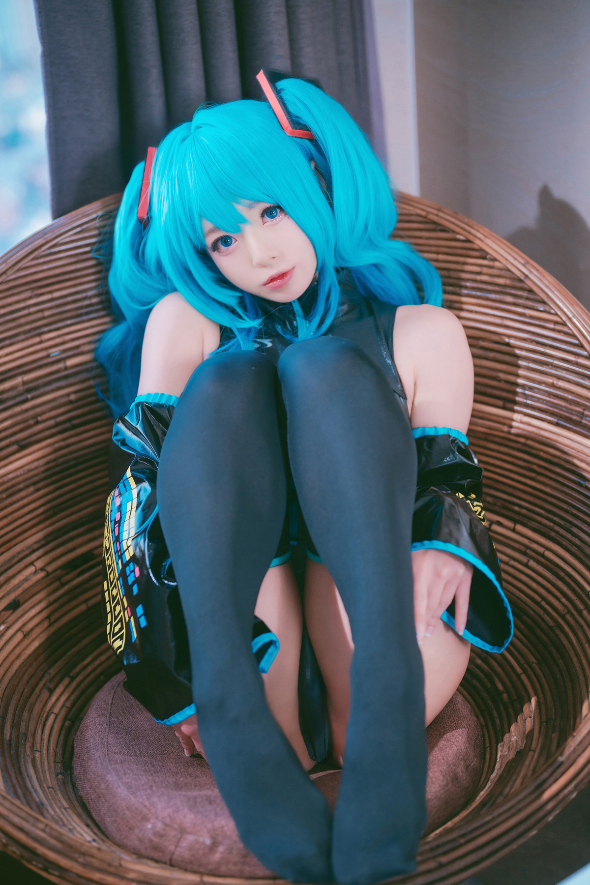 Cosplay Maruemon 마루에몽 Plug Me In Miku Set.02