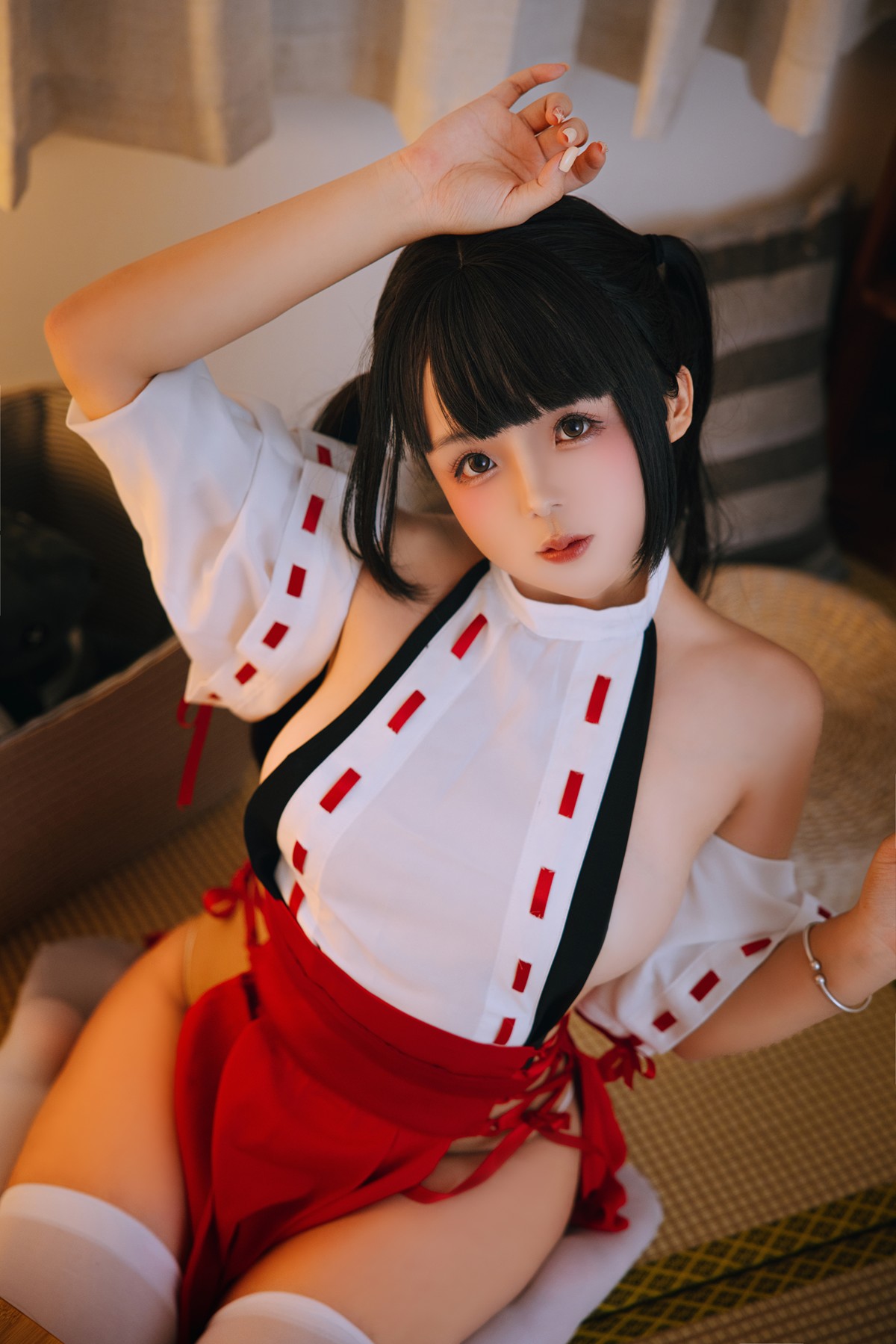 Cosplay Rinaijiao日奈娇 御币巫女 Set.01