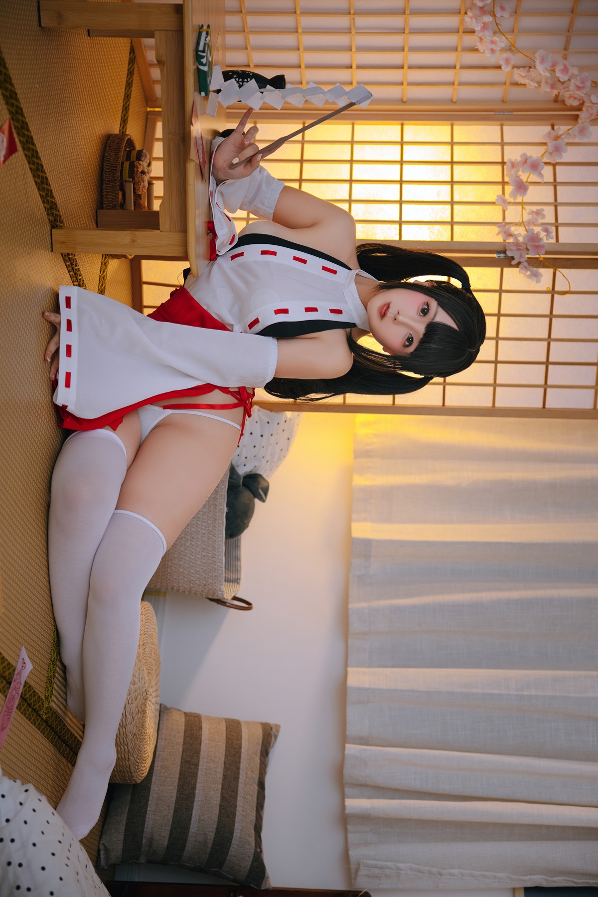 Cosplay Rinaijiao日奈娇 御币巫女 Set.03