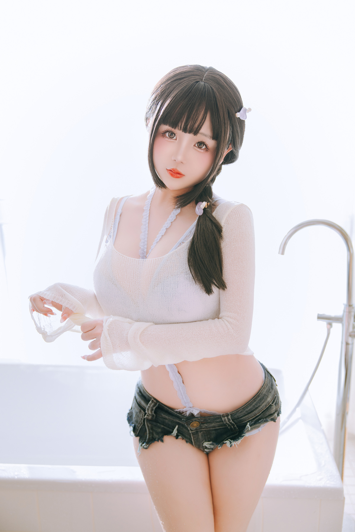 Cosplay Rinaijiao日奈娇 牛仔裤人妻 Set.01