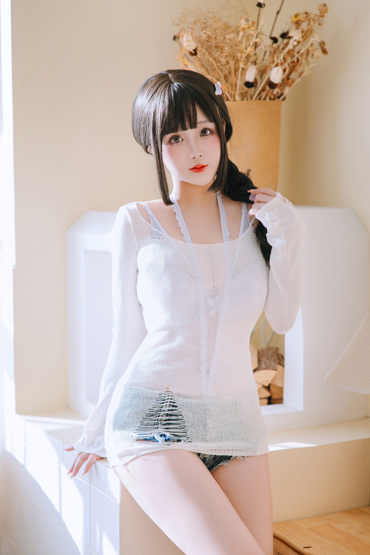 Cosplay Rinaijiao日奈娇 牛仔裤人妻 Set.02