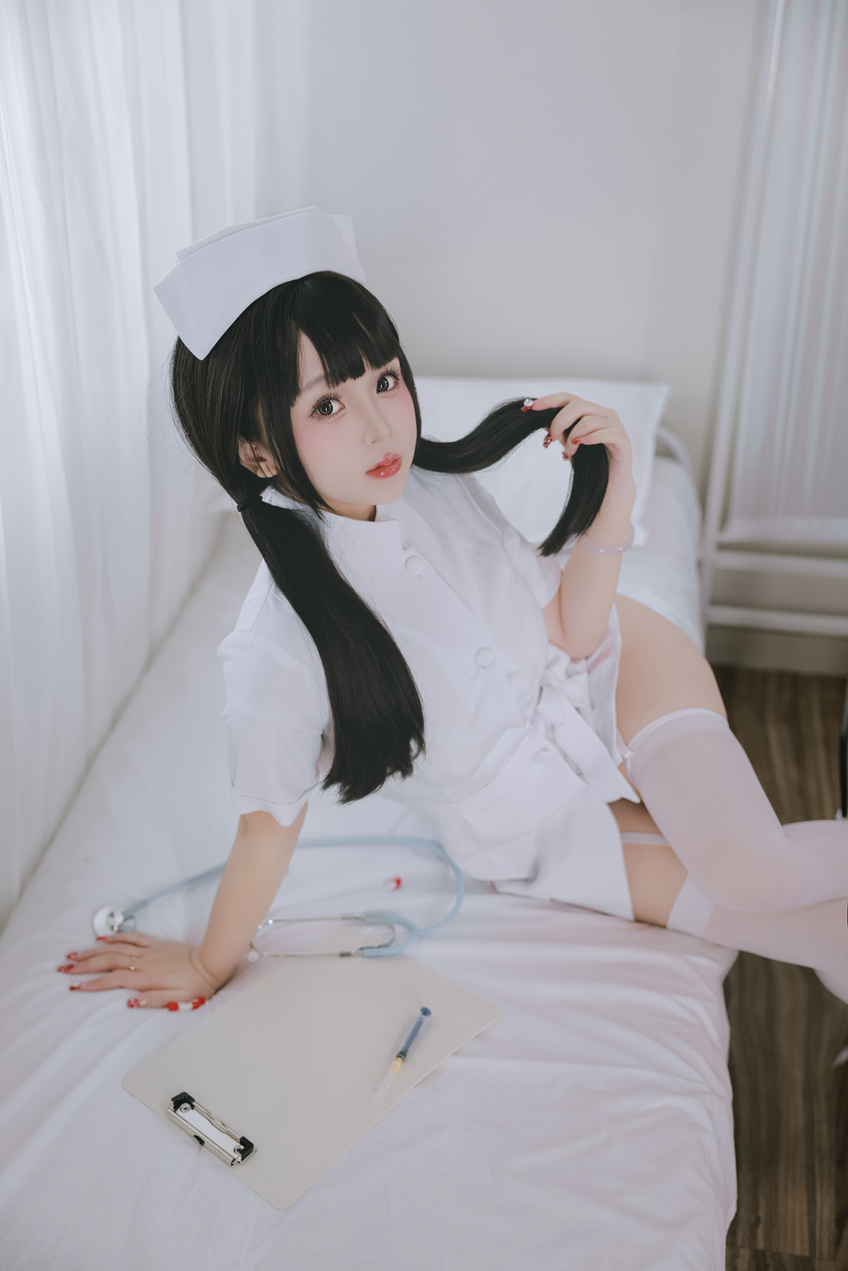 Cosplay Rinaijiao日奈娇 诊所护士 Set.01