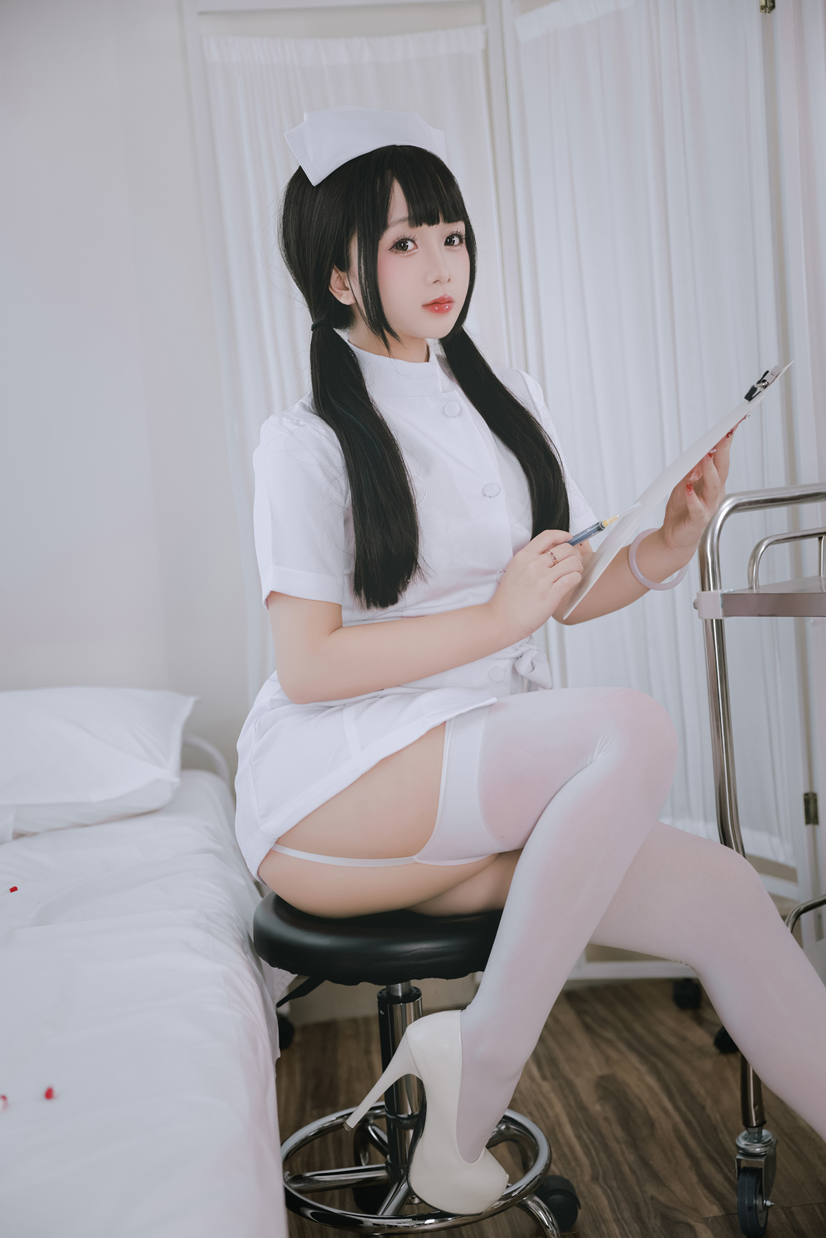 Cosplay Rinaijiao日奈娇 诊所护士 Set.02