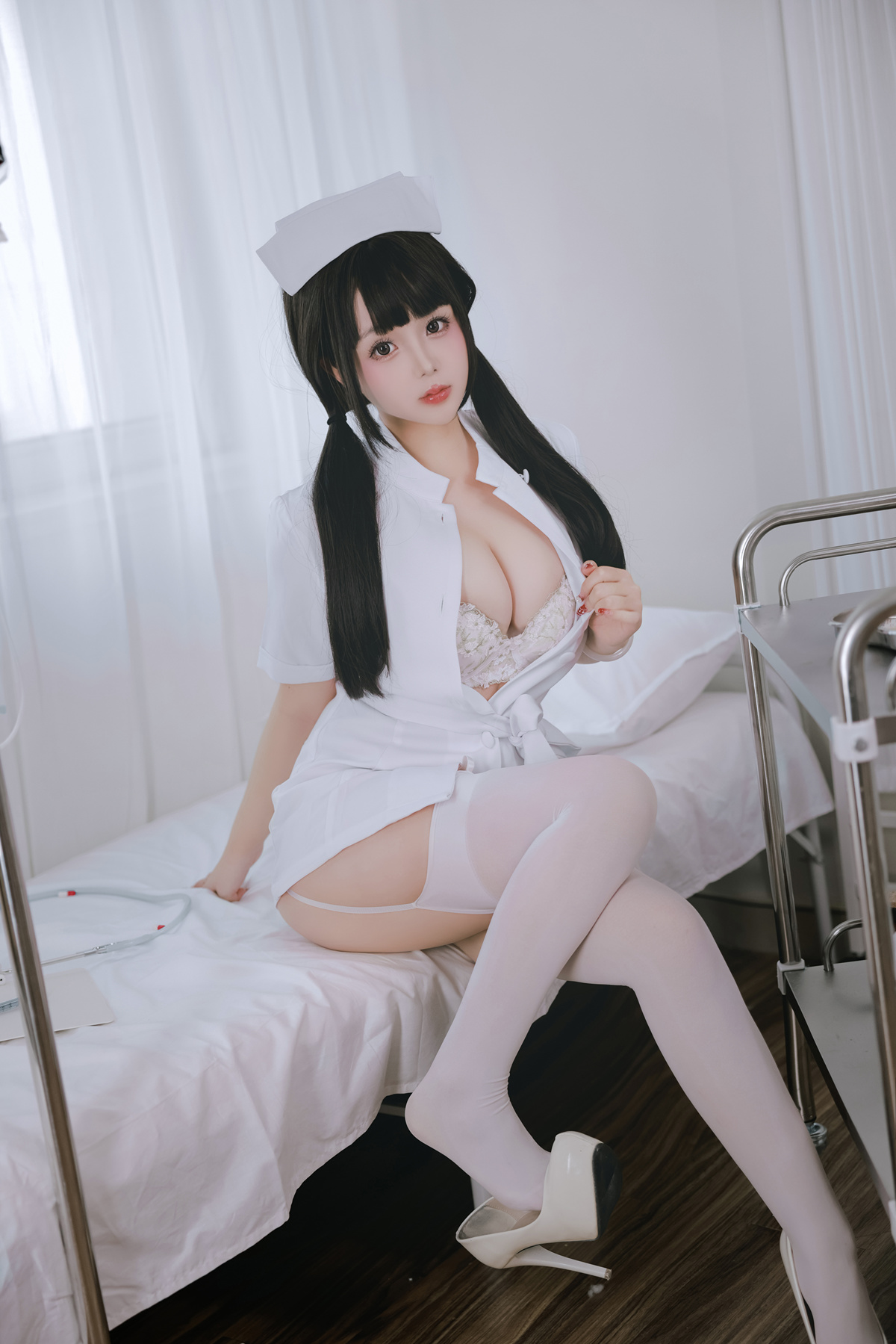 Cosplay Rinaijiao日奈娇 诊所护士 Set.02