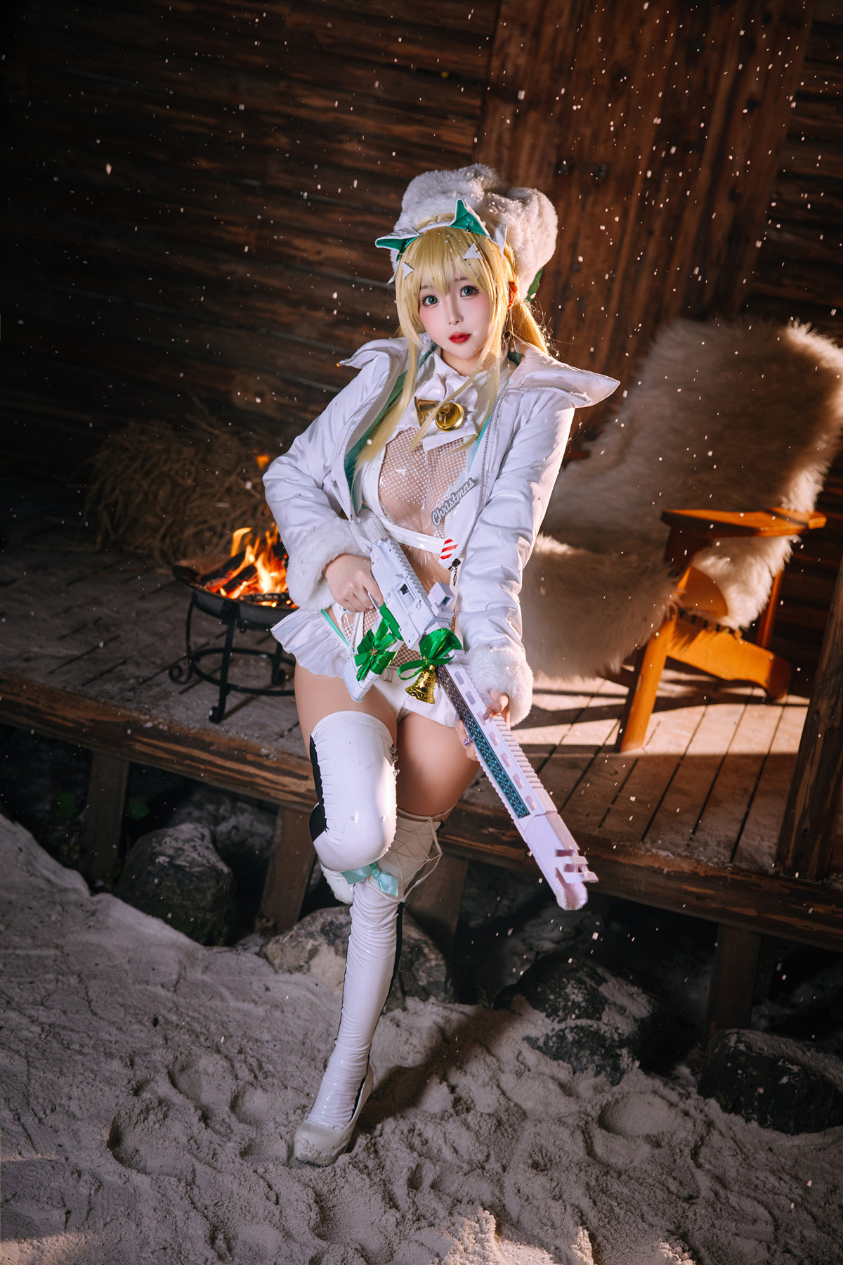 Cosplay Rinaijiao日奈娇 露菲圣诞