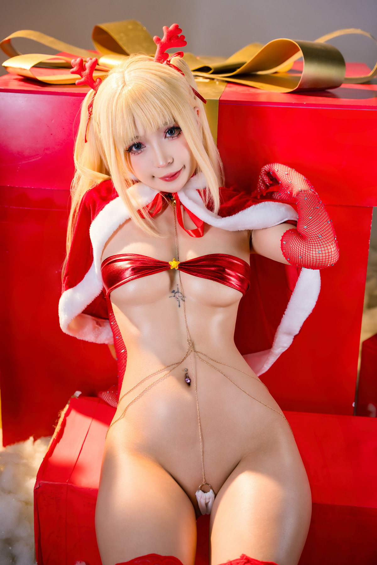 Cosplay Umeko.J Marie Rose Xmas Set.01