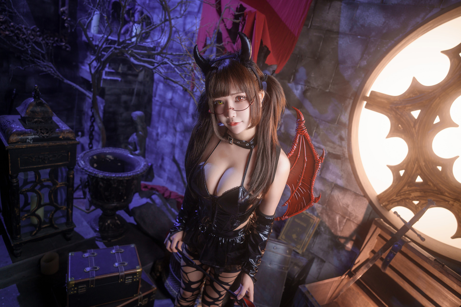 Cosplay 抱走莫子aa Little Succubus