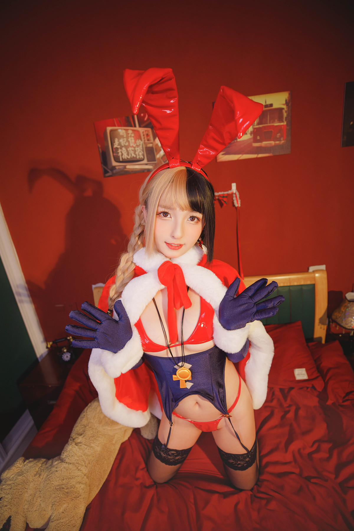 Cosplay 神楽坂真冬 绝对企画-圣诞小鹿《鹿の恩返し》 Set.02 2 Cosplay 神楽坂真冬 绝对企画-圣诞小鹿《鹿の恩返し》 Set.02