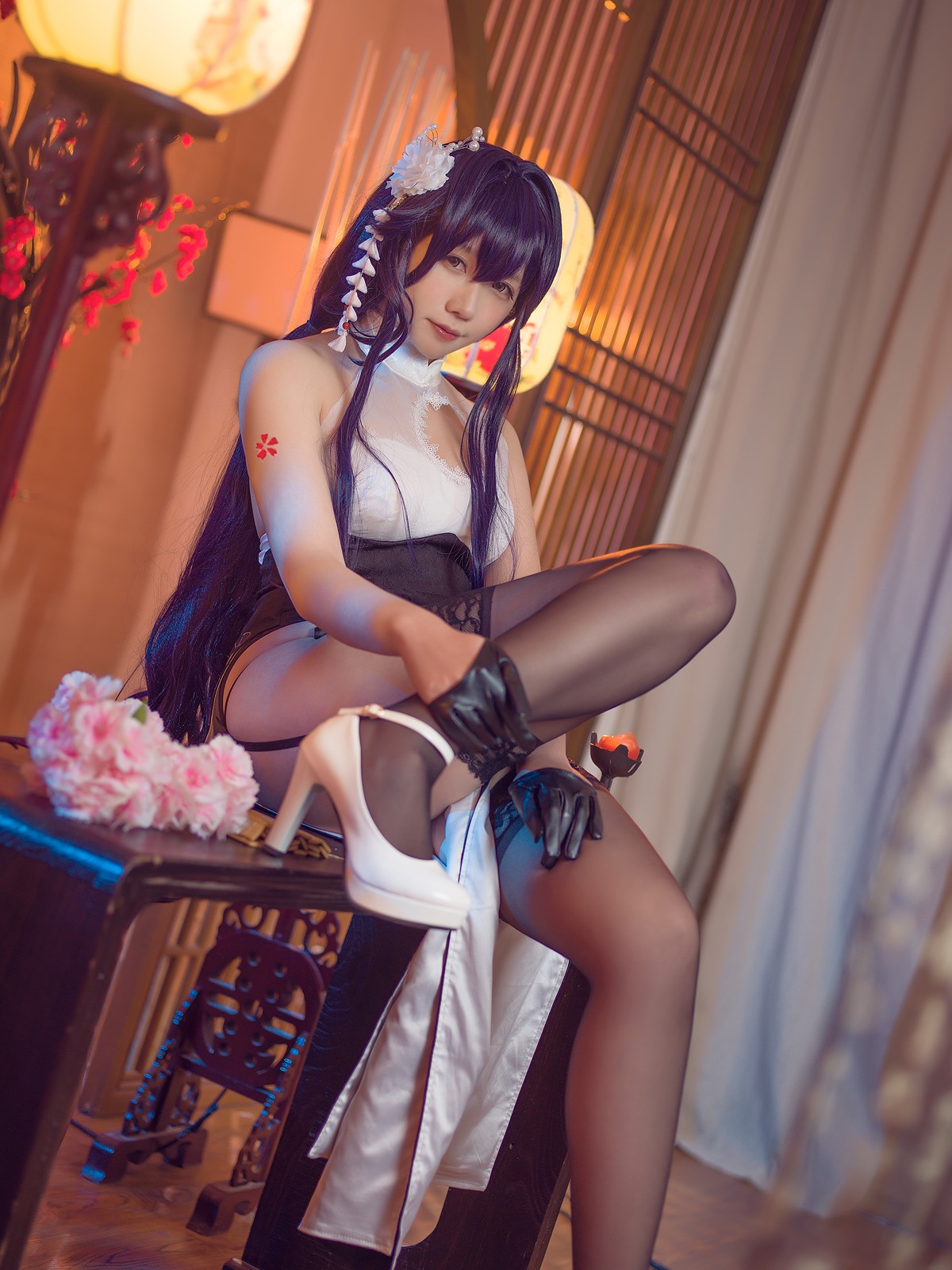 Cosplay 麻花麻花酱 吾妻旗袍