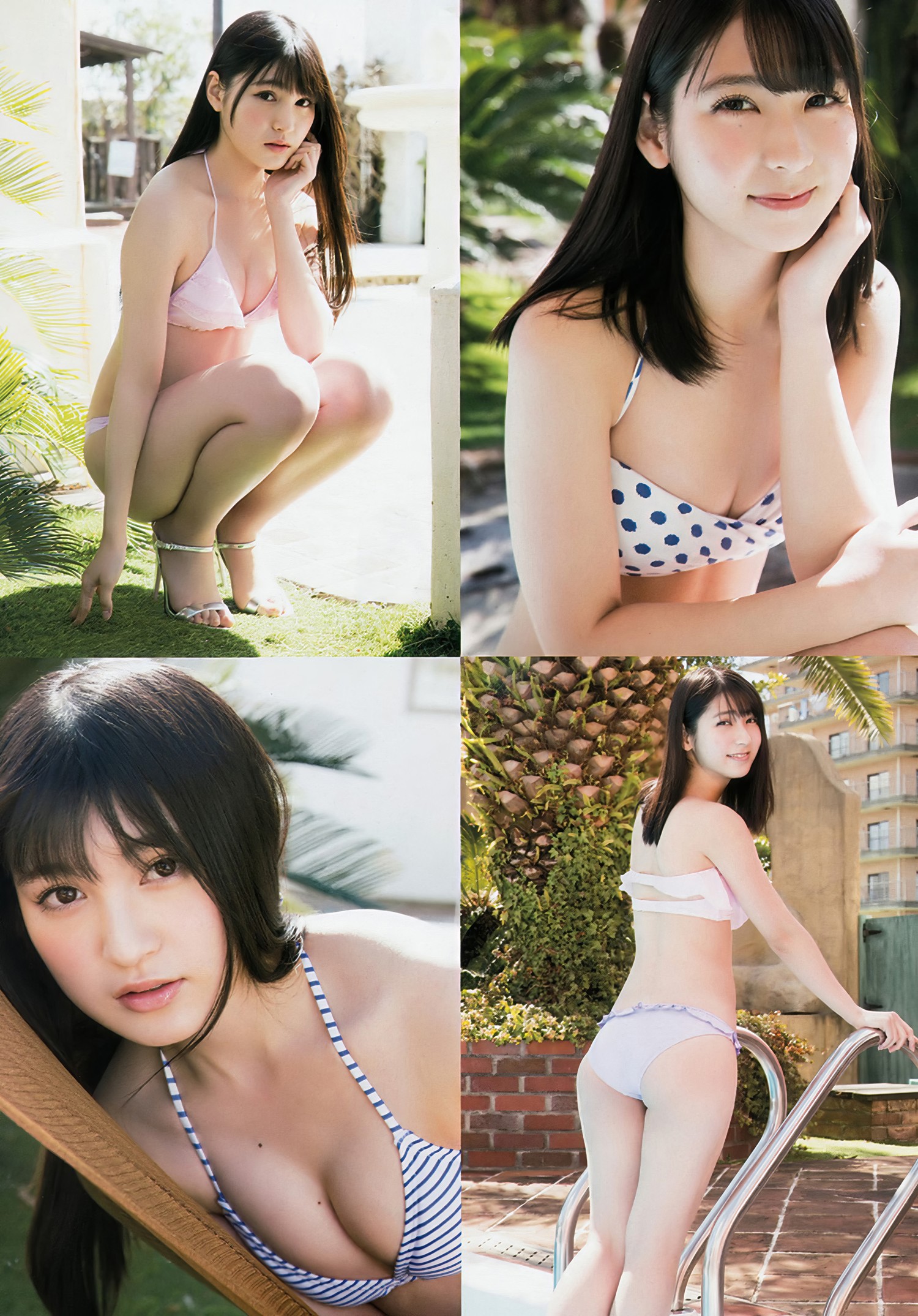 Natsumi Matsuoka 松岡菜摘, Yui Kojina 神志那結衣, Young Animal Arashi 2017 No.06 (ヤングアニマル嵐 2017年6月号)