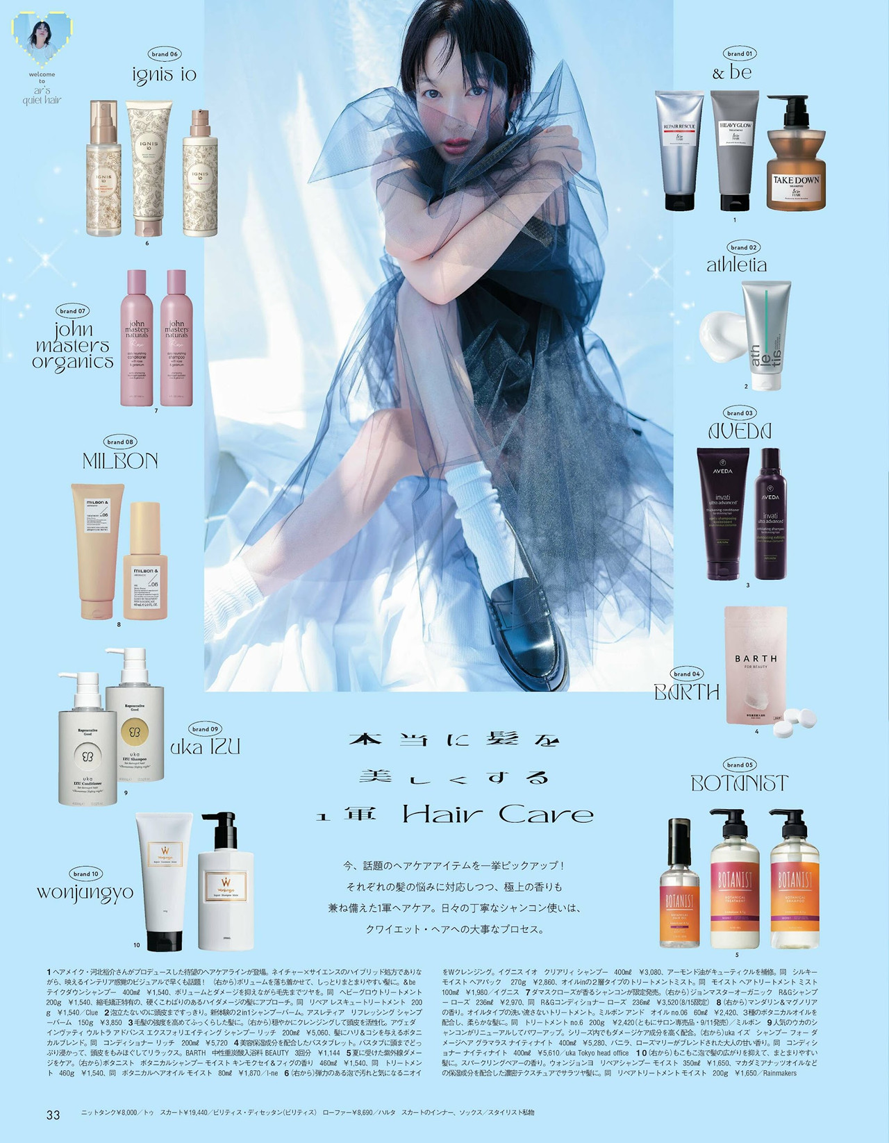 Erika Mori 森絵梨佳, aR (アール) Magazine 2022.09