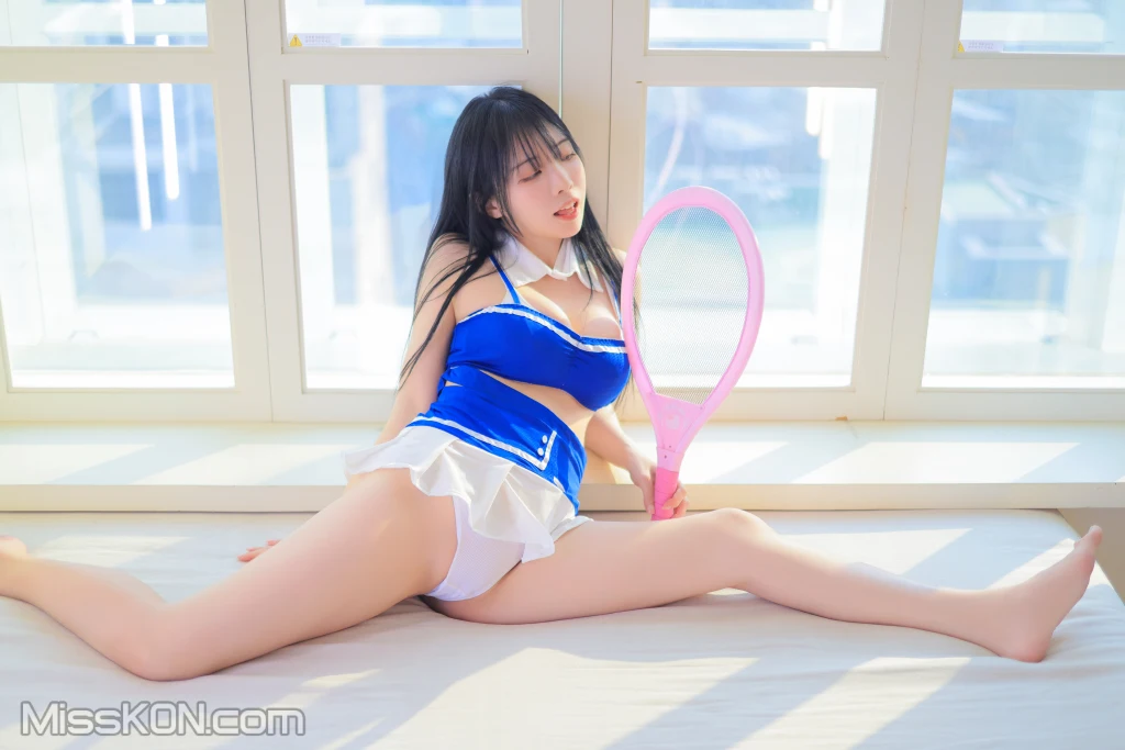 [Patreon] rinaモモリナ (momorina): Blue and White Swimsuit (55 photos)