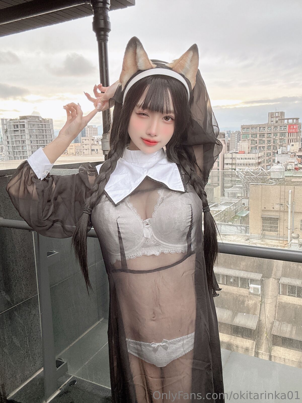 Coser@沖田凜花Rinka – Nun Fox