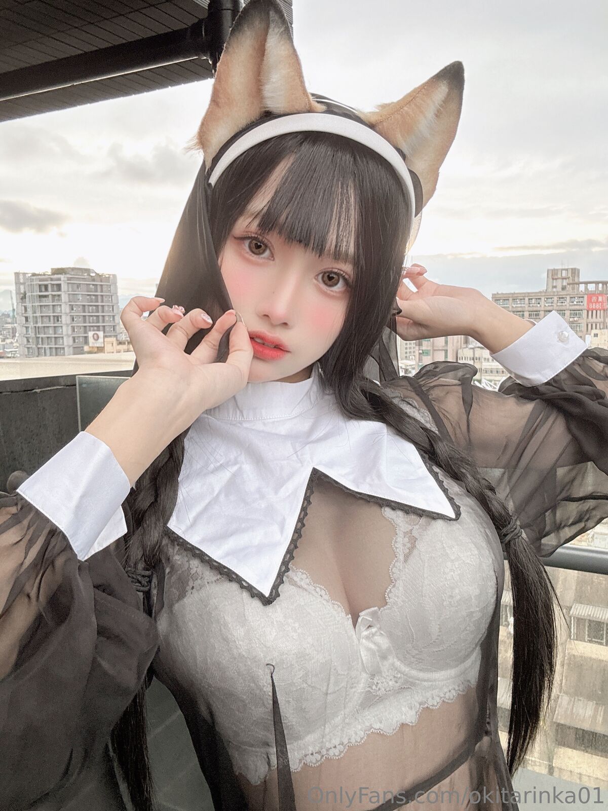 Coser@沖田凜花Rinka – Nun Fox