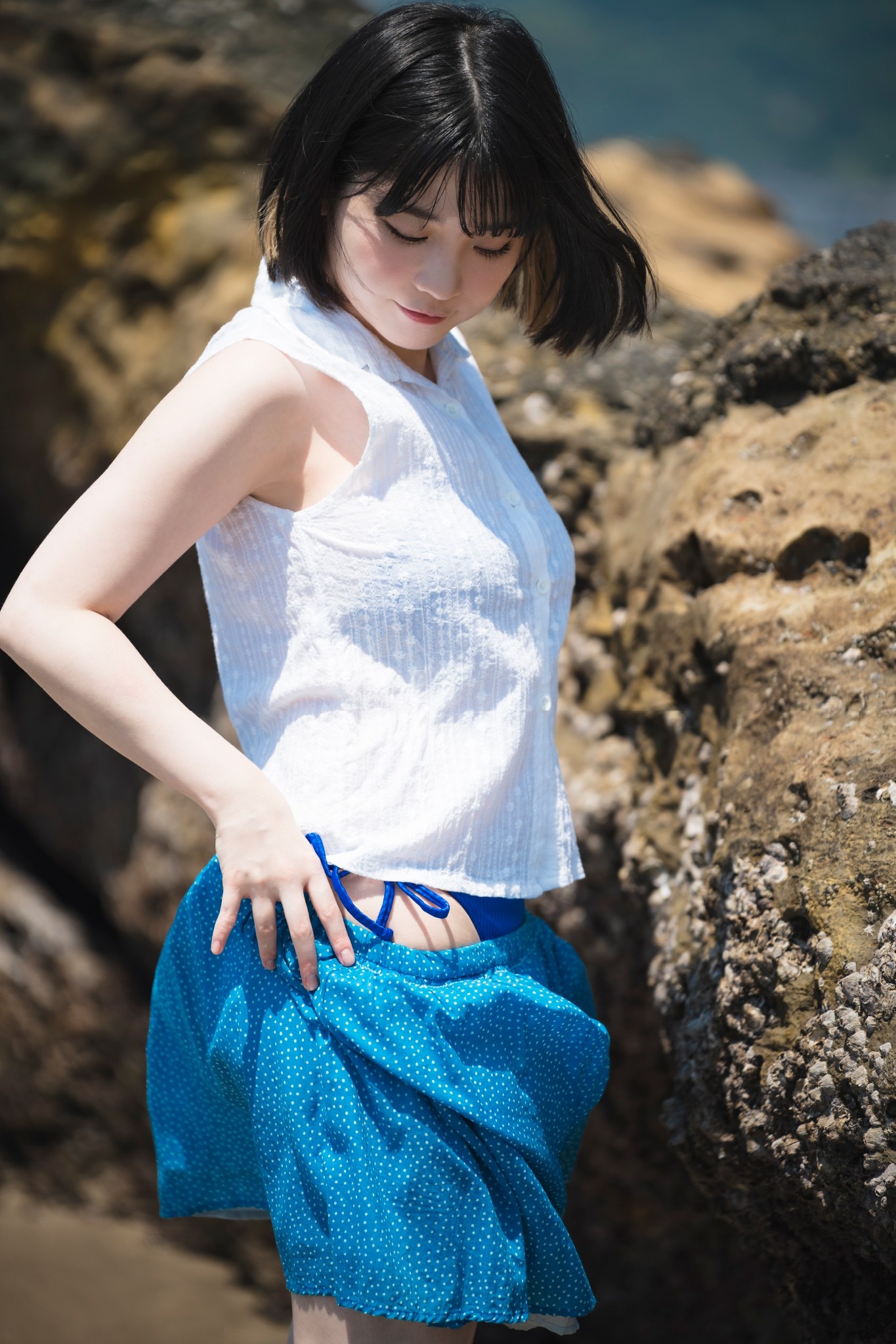 Nagi Nemoto 根本凪, MySPA！ Photobook 8月の旬撮ガール Vol.1-4 Set.02