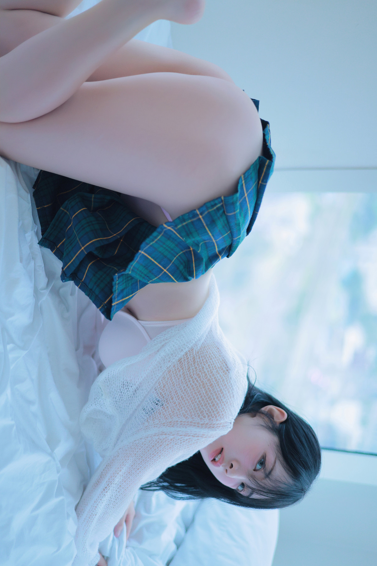 Rinaモモリナ, Patreon ‘Extra-short Plaid Skirt’ Set.02