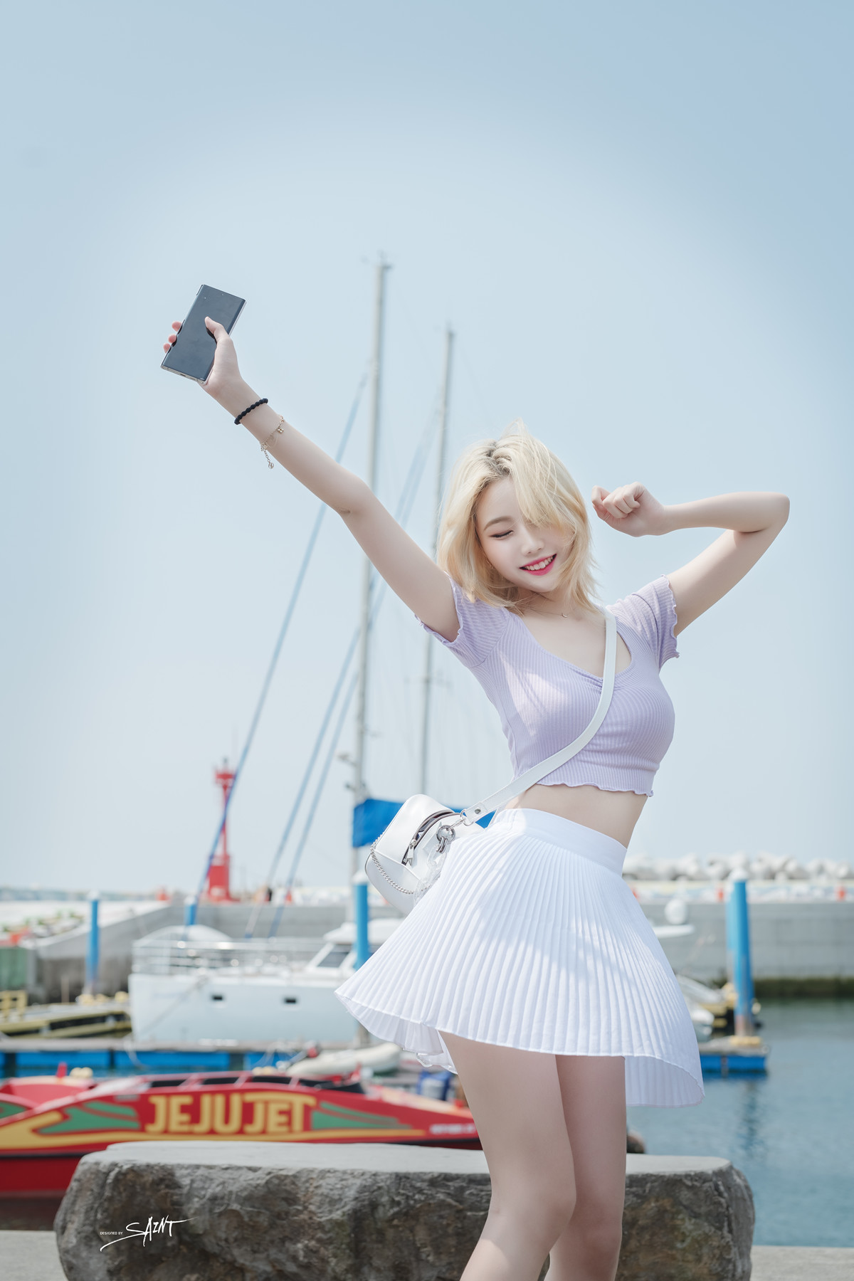 Yuna 유나, Saint PhotoLife Vol.14 ‘Jeju Story Part.1’ Set.04