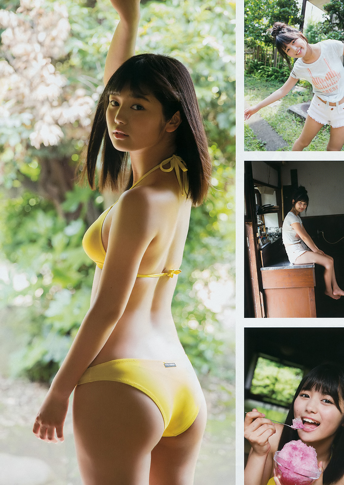 江籠裕奈 北川綾巴 北野瑠華 小畑優奈, Young Gangan 2017 No.17 (ヤングガンガン 2017年17号)