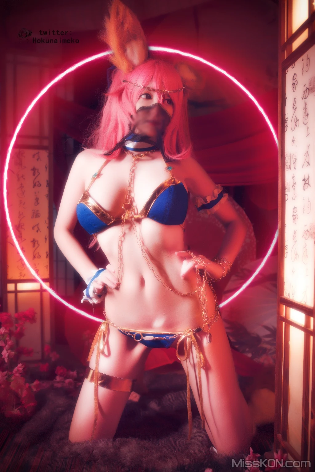 Coser@Hokunaimeko (北乃芽子)_ 玉藻前 水著ver 踊り子风
