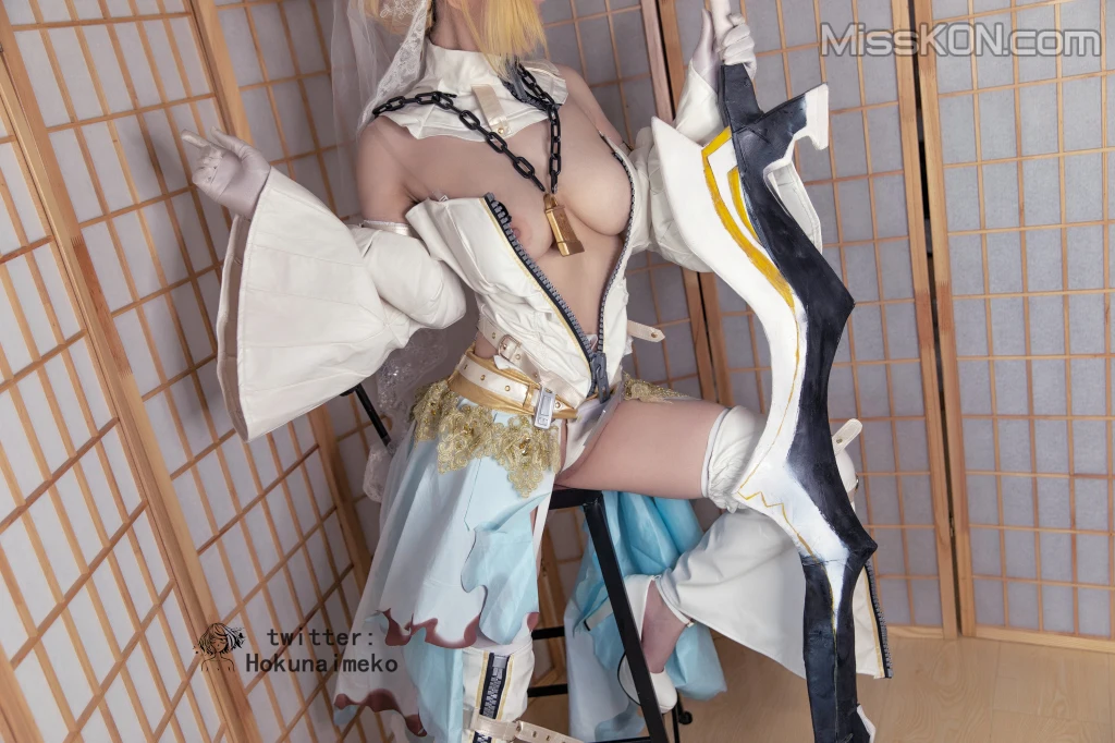 Coser@Hokunaimeko (北乃芽子)_ Nero Bride Selfie Collection