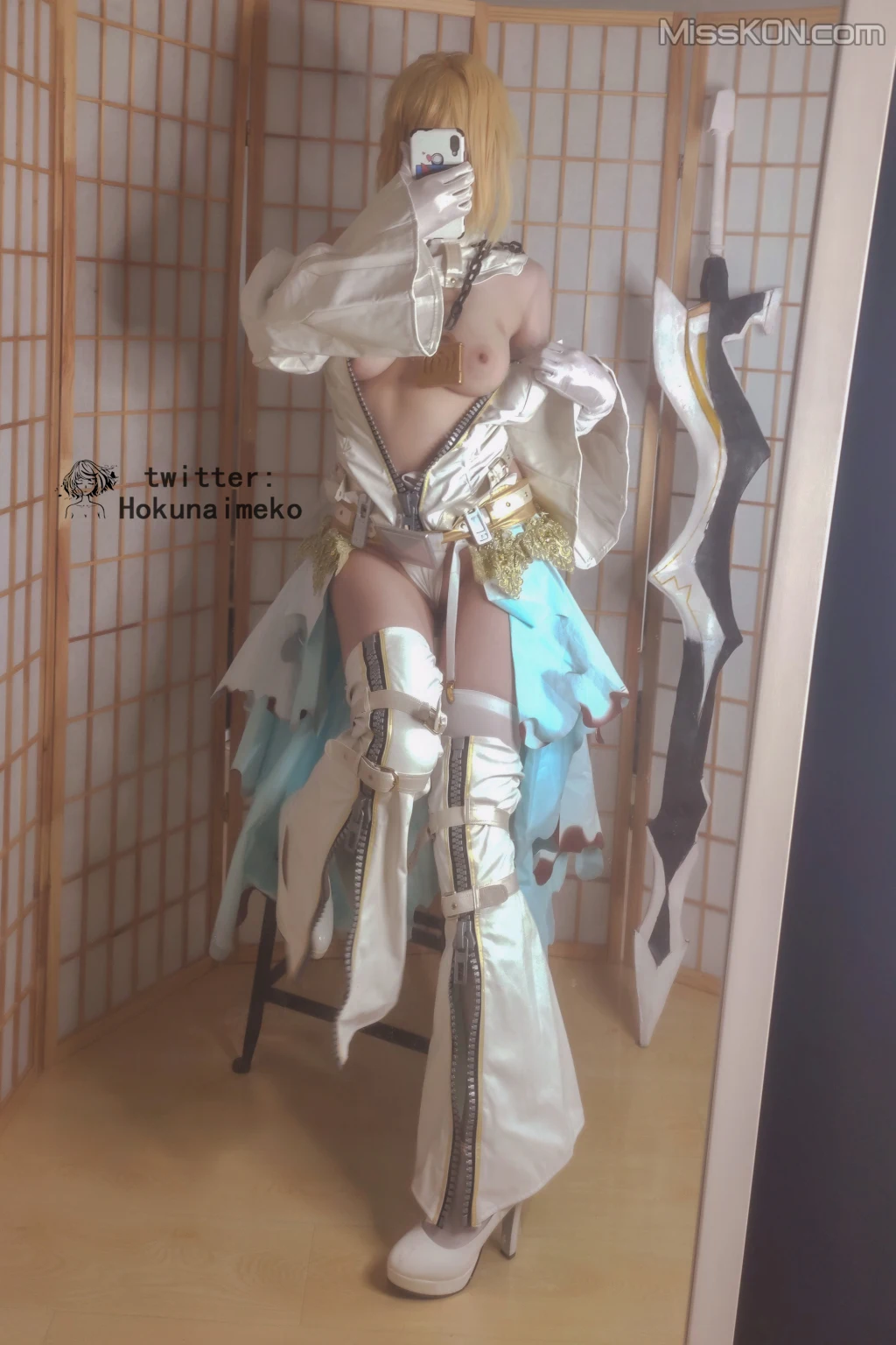 Coser@Hokunaimeko (北乃芽子)_ Nero Bride Selfie Collection