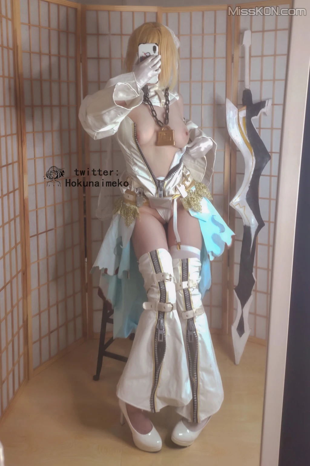 Coser@Hokunaimeko (北乃芽子)_ Nero Bride Selfie Collection