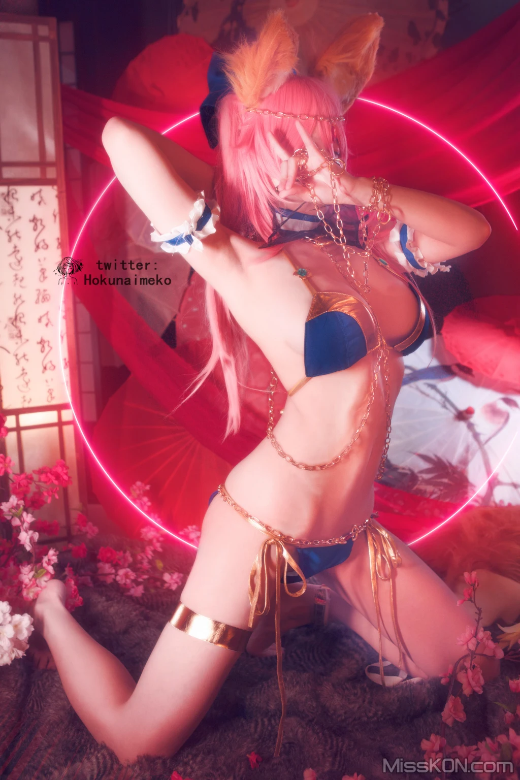 Coser@Hokunaimeko (北乃芽子)_ 玉藻前 水着ver 踊り子風