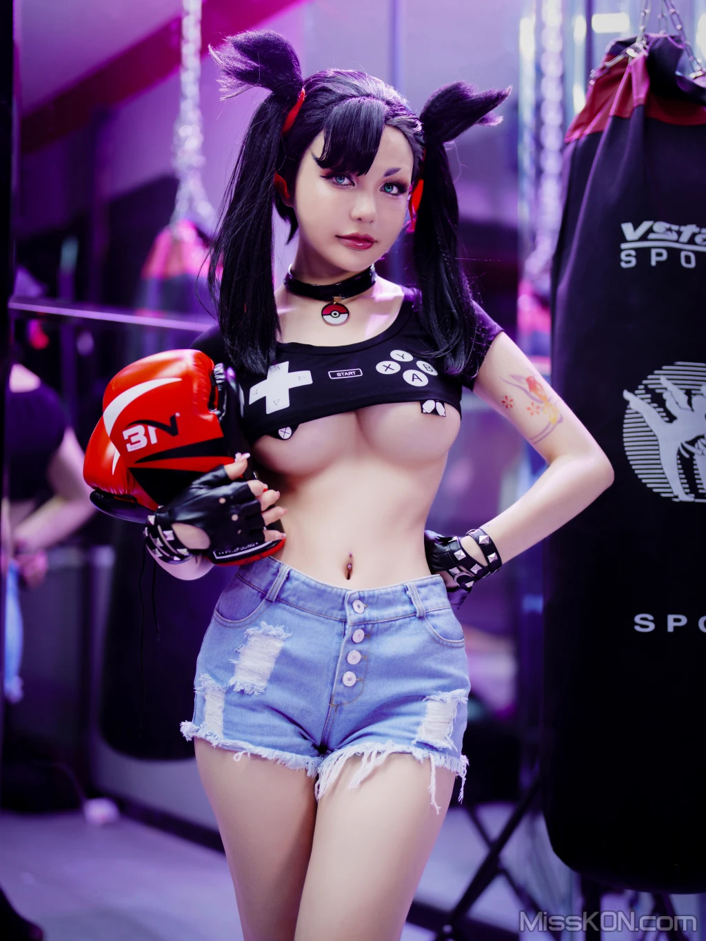 Coser@Joyce Lin_ Marnie Game Button (Pokemon)