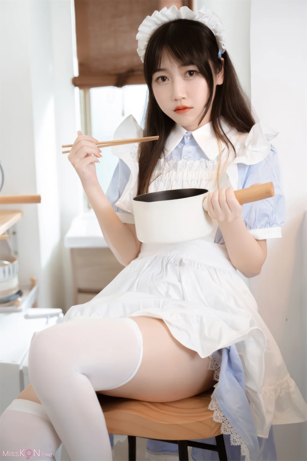 Coser@不呆猫_ 厨房小女仆