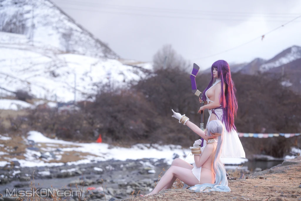 Coser@小和甜酒 & 橙风千雅_ 雪山 菲伦&芙莉莲