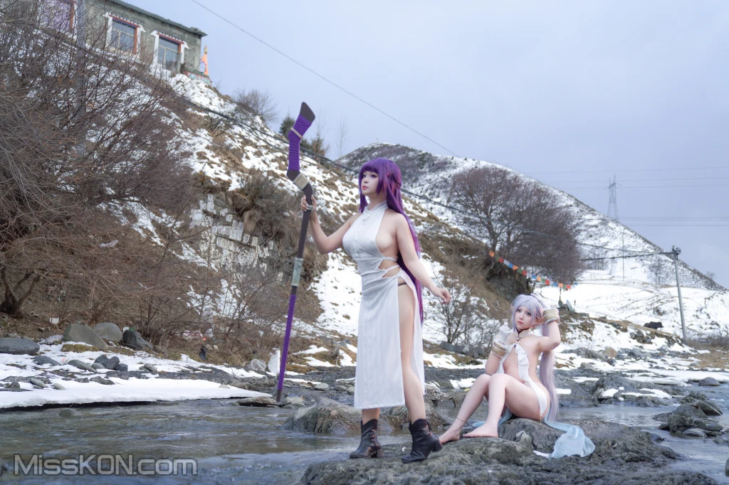 Coser@小和甜酒 & 橙风千雅_ 雪山 菲伦&芙莉莲