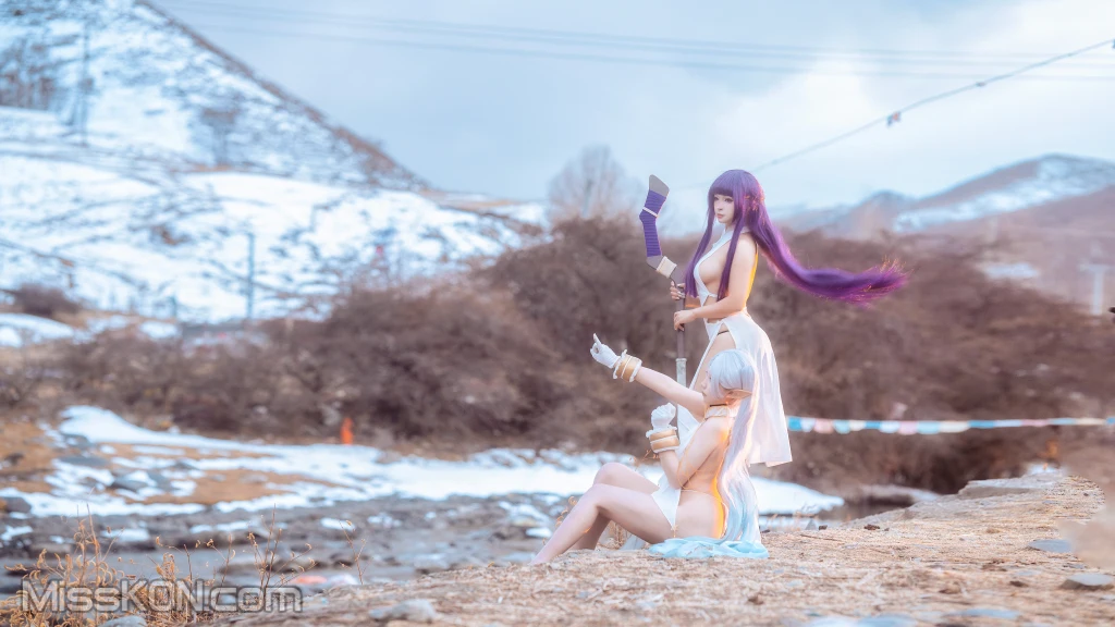 Coser@小和甜酒 & 橙风千雅_ 雪山 菲伦&芙莉莲