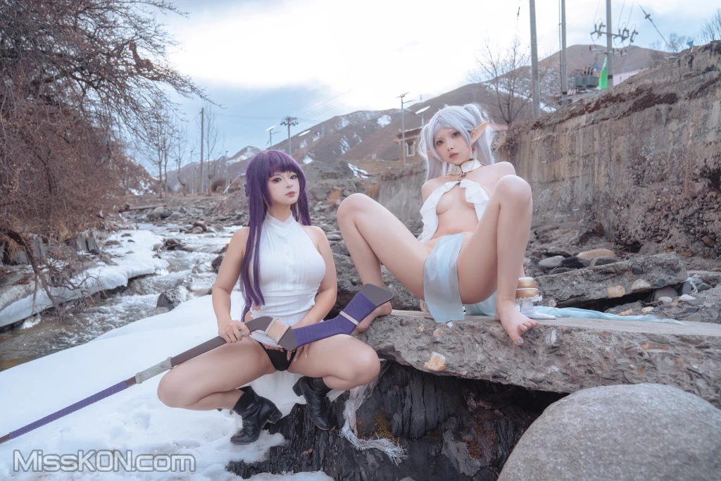 Coser@小和甜酒 & 橙风千雅_ 雪山 菲伦&芙莉莲