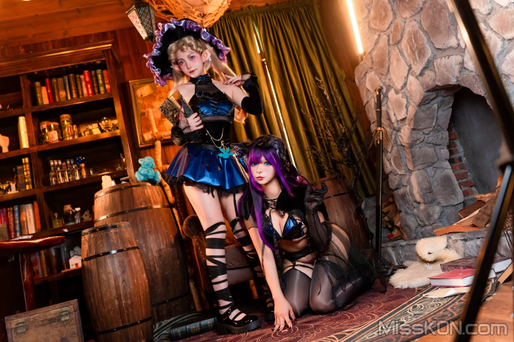 Coser@小和甜酒 & 橙风千雅_ 魔女猫咪