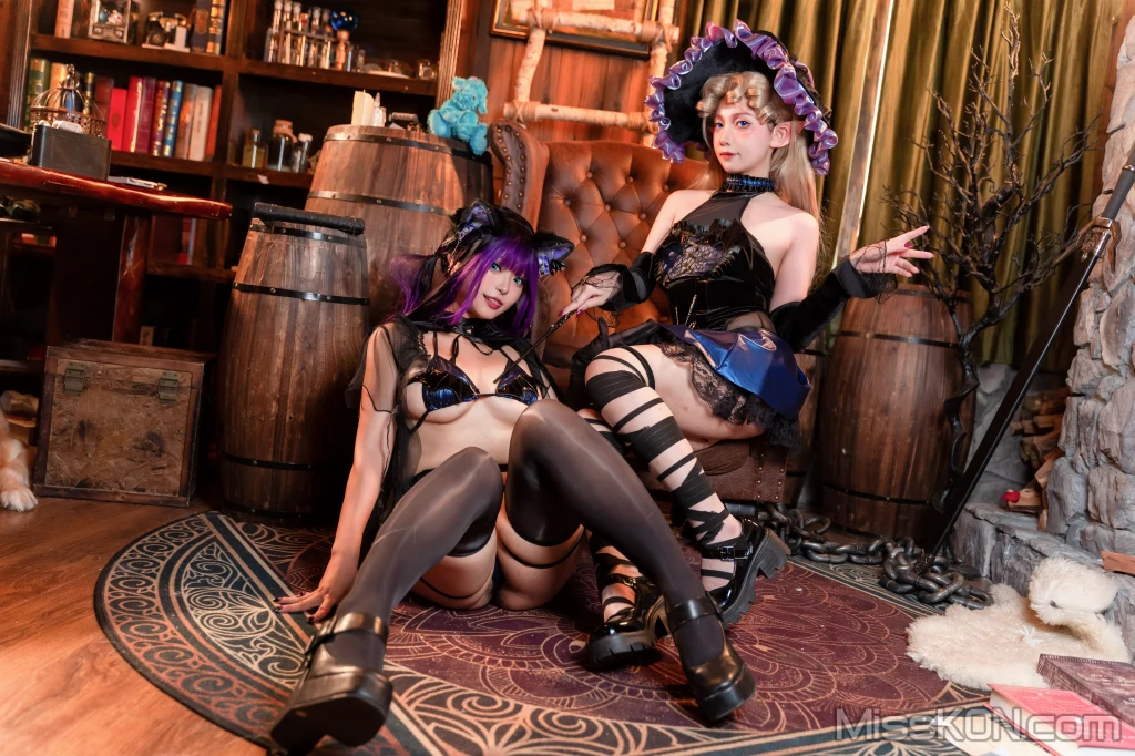 Coser@小和甜酒 & 橙风千雅_ 魔女猫咪